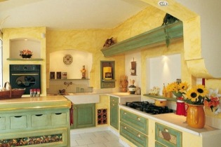 Pareti cucina provenzali