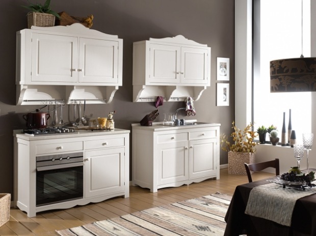 Mobili cucina provenzali: mobili base, pensili e credenze Immagini mobile da cucina
