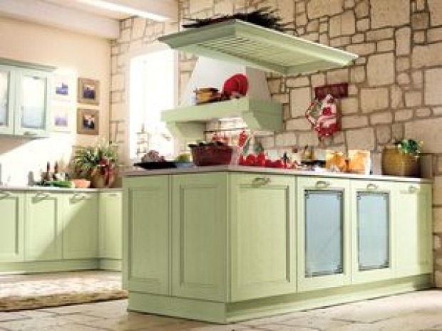 Pareti cucina provenzali: materiali, colori e decorazioni Decorazioni parete cucina